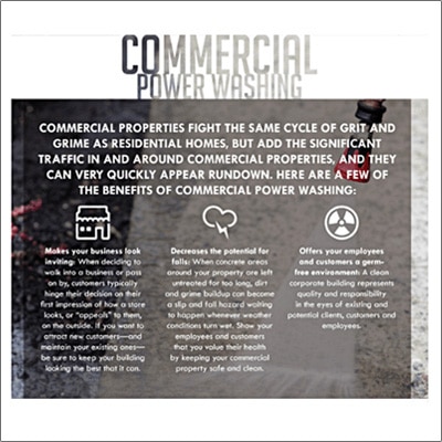 commercial power washing details