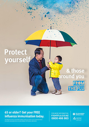 free influenza immunisation poster