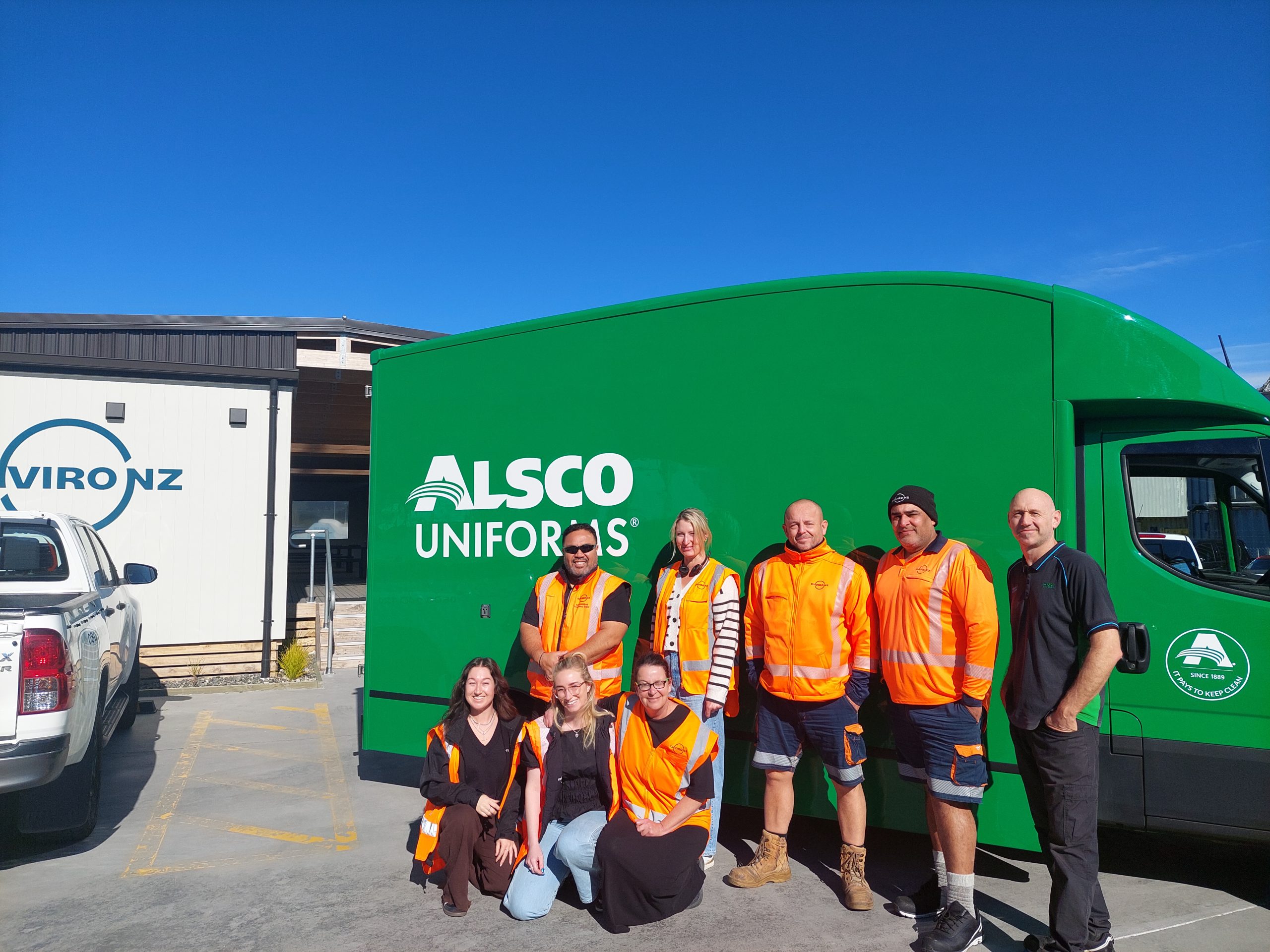 Alsco Uniforms X Enviro NZ Team